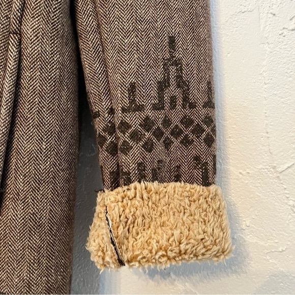 Esprit Wool Hooded Coat Size 8 - Picture 4 of 9